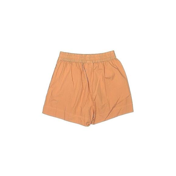 LMND Lemonade Shorts Womens Orange Cotton Casual Comfort XS - Picture 2 of 4